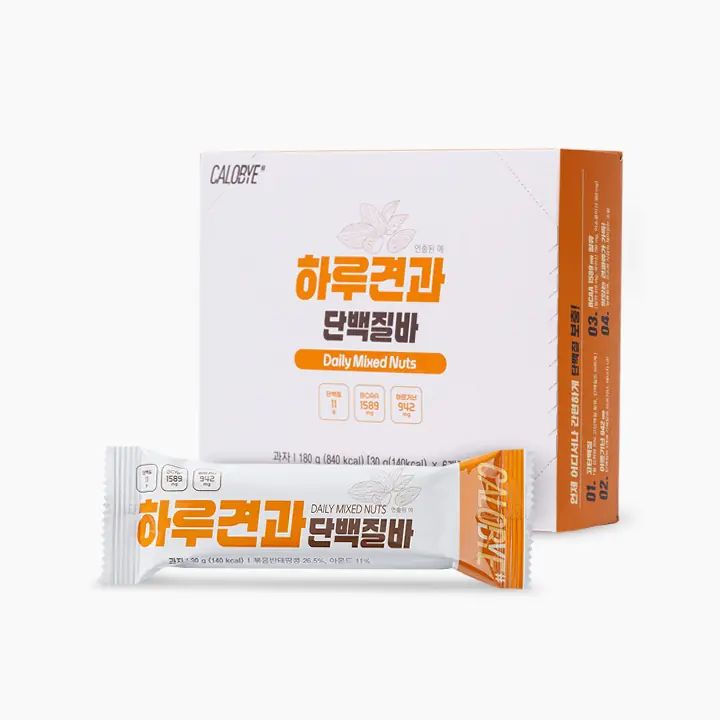 칼로바이 하루견과 단백질바 제품 사진