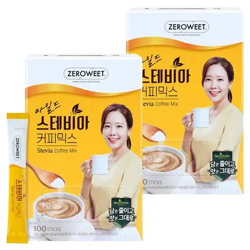 스테비아스위트 마일드 커피믹스 제품 사진