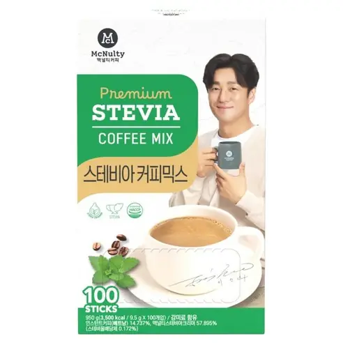 맥널티 스테비아 커피믹스 제품 사진