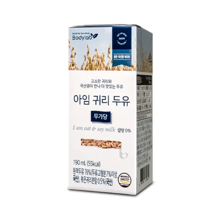 아임 귀리 두유 무가당 제품 사진