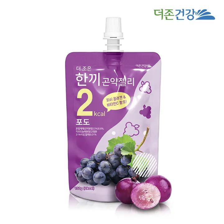 더존건강 더 조은 한끼 곤약젤리 포도 제품 사진