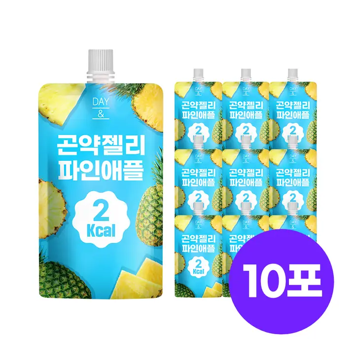 데이앤 곤약젤리 파인애플 제품 사진