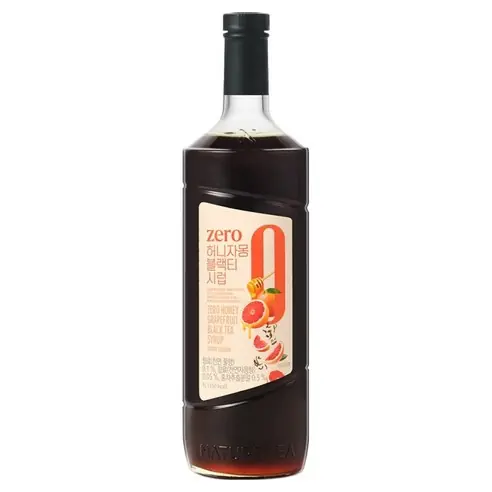 네이쳐티 zero 허니자몽블랙티 시럽 제품 사진