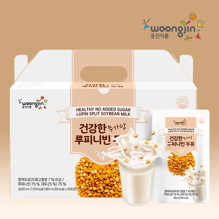 건강한 무가당 루피니빈 두유 제품 사진