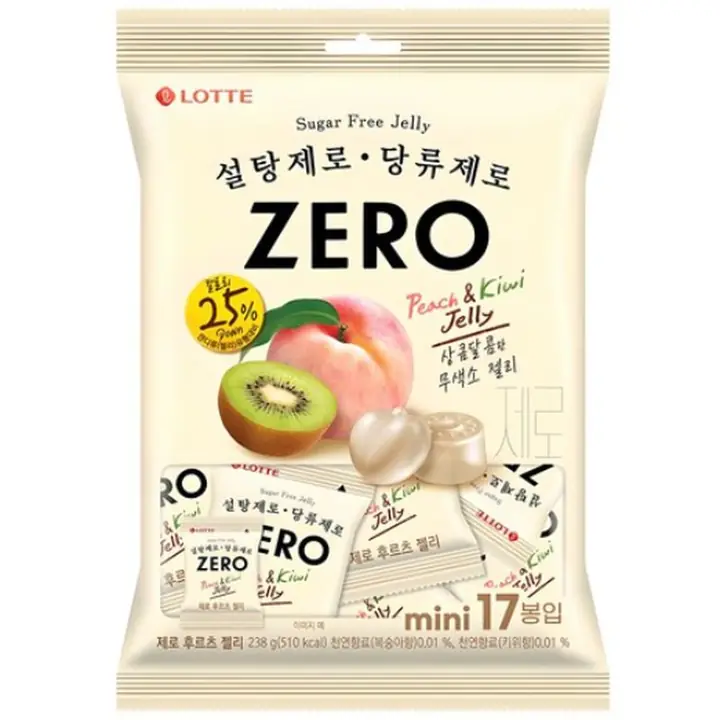 롯데제로 후르츠 젤리 미니 17개입 제품 사진