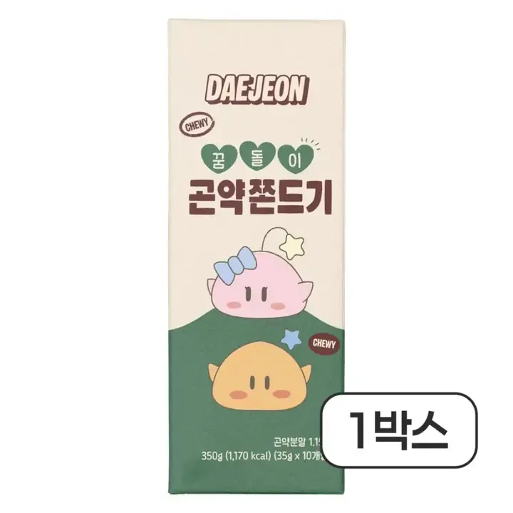 꿈돌이 곤약쫀드기 제품 사진