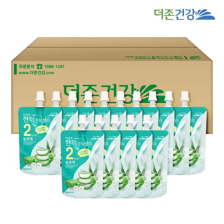 더조은 한끼 곤약젤리 알로에 제품 사진