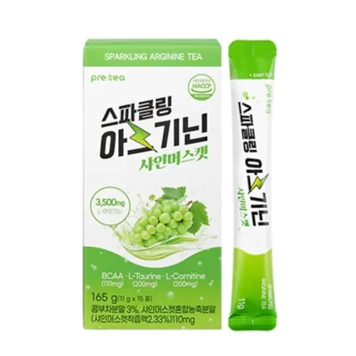프리티 스파클링 아르기닌 샤인머스캣 제품 사진