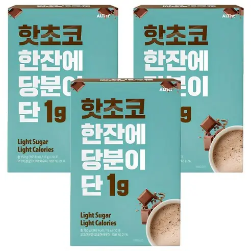 알티스트 핫초코 한잔에 당분이 단 1g 제품 사진