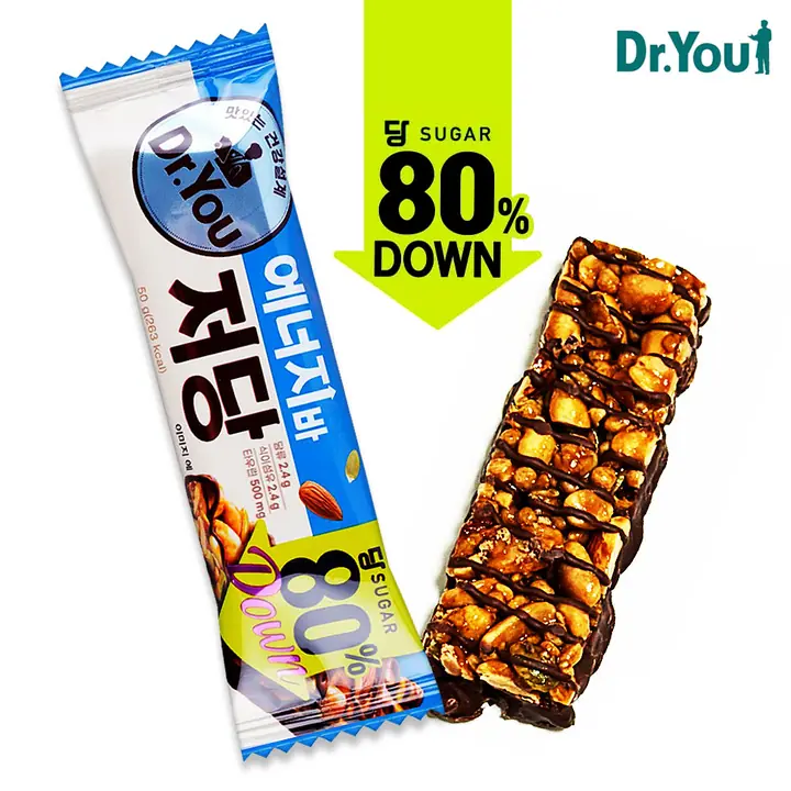 닥터유 에너지바 저당 제품 사진