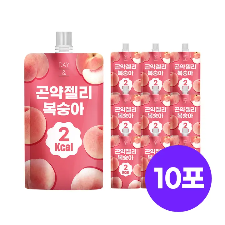 데이앤 곤약젤리 복숭아 제품 사진