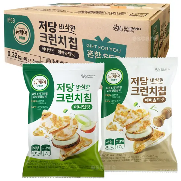 대상웰라이프 당플랜 저당 바삭한 카사바칩 어니언맛 제품 사진