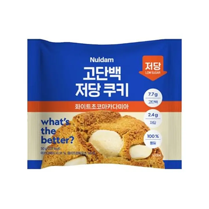 널담 저당 화이트 마카다미아 쿠키 제품 사진