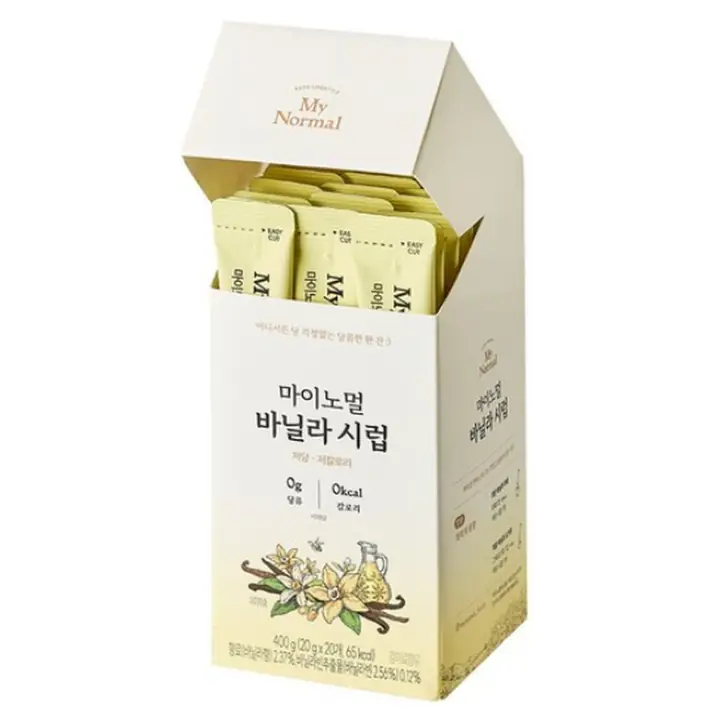 마이노멀 저당 저칼로리 Zero 바닐라 시럽 스틱 제품 사진