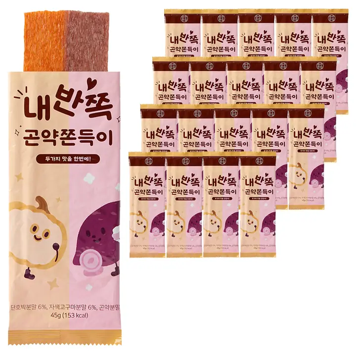 내반쪽 곤약쫀득이 제품 사진