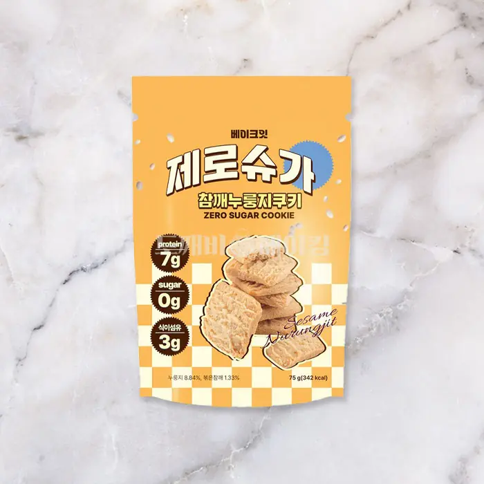 제로슈가 참깨누룽지쿠키 제품 사진