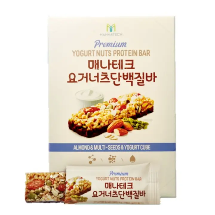 매나테크 요거너츠 단백질바 제품 사진