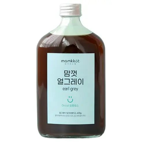 맘껏푸드랩 제로슈가 얼그레이 밀크티 베이스 400g 제품 사진