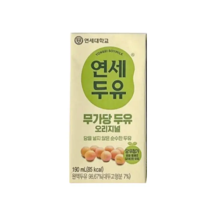 연세두유 무가당 고칼슘 오리지널 제품 사진