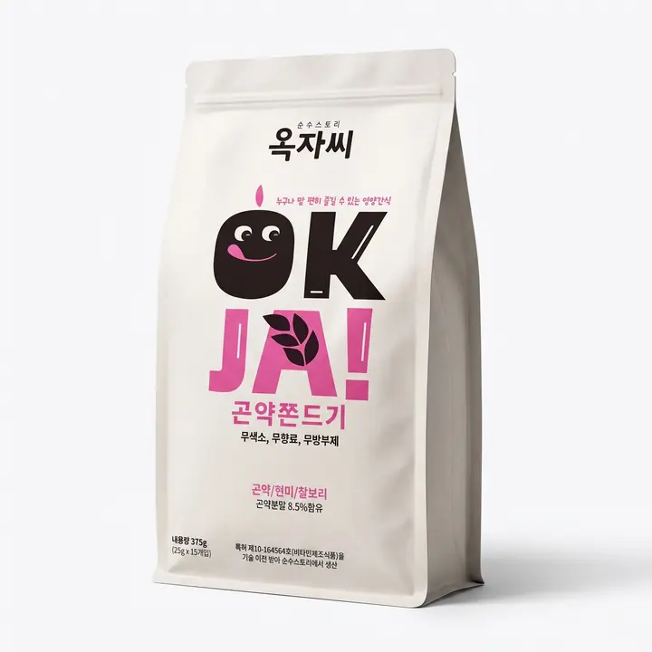 옥자씨 곤약쫀득이 제품 사진