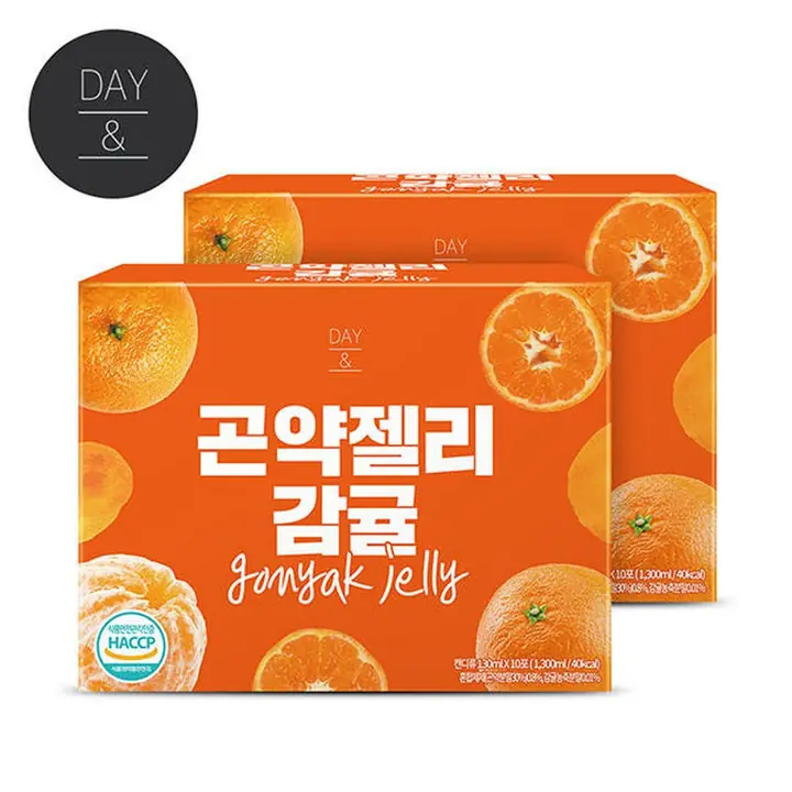 데이앤 곤약젤리 감귤 제품 사진