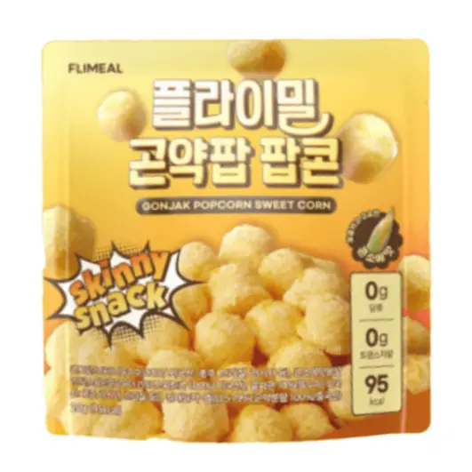 플라이밀 곤약팝 팝콘 콘소메맛 제품 사진