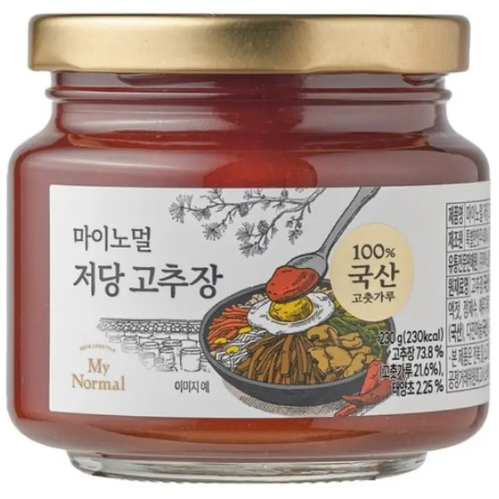 마이노멀 저당 고추장 제품 사진