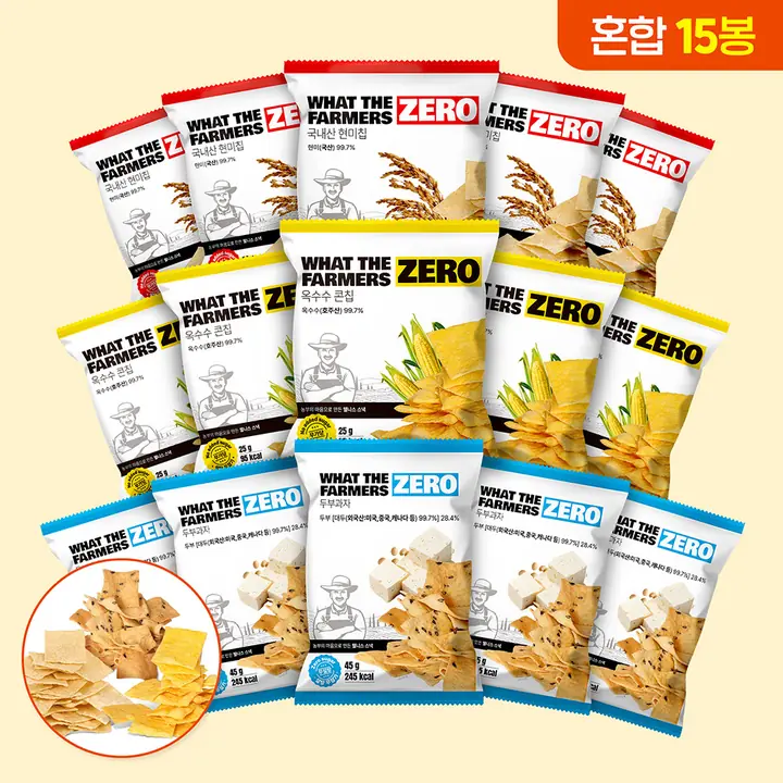 왓더파머스 제로 두부과자 제품 사진