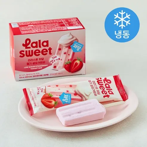 라라스윗 저당 딸기 생요거트바 제품 사진