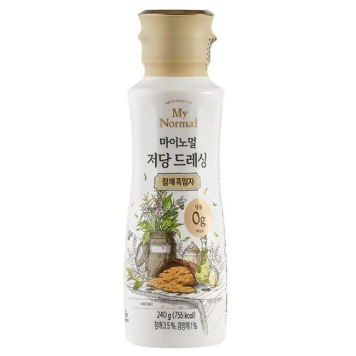 마이노멀 저당 드레싱 참깨흑임자 제품 사진