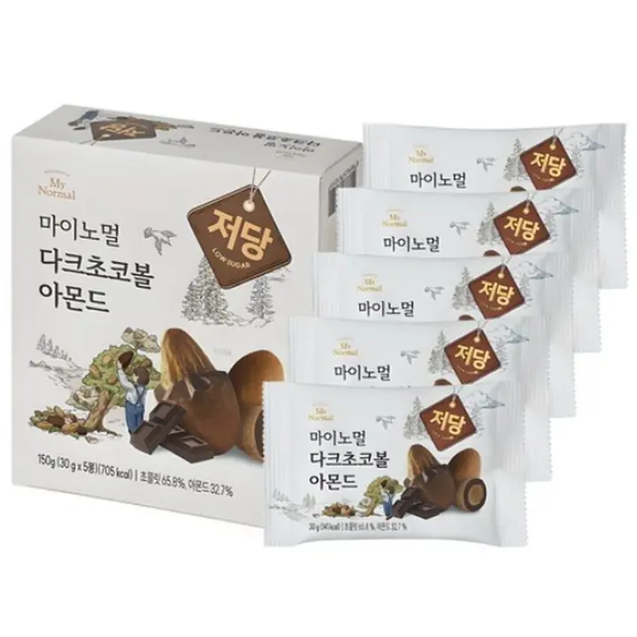 마이노멀 다크초코볼 아몬드 제품 사진