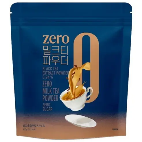 네이쳐티 zero 밀크티 파우더 제품 사진